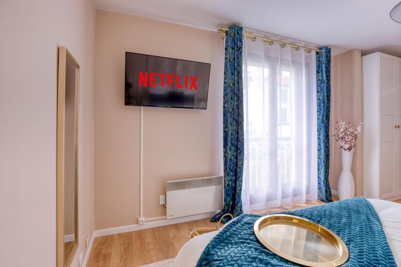 Studio Hotel - Lit King Size - Parking - Wifi - Proche Cdg Livry Gargan Bagian luar foto