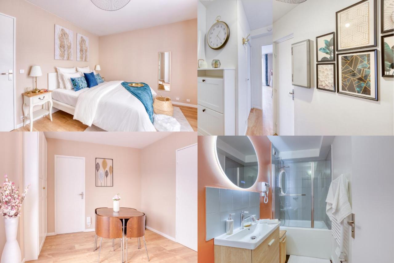 Studio Hotel - Lit King Size - Parking - Wifi - Proche Cdg Livry Gargan Bagian luar foto